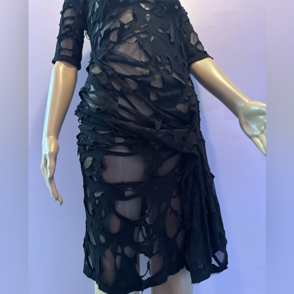 Nocturne Duo Sculpted Ruched Two-Piece Dress - Picture 13 of 13